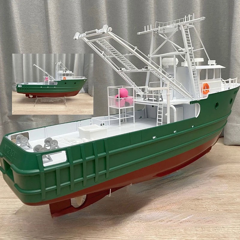 OZZR 1/35RC Boat Model Kit Andre Gale Fishing Boat 3D Printed 60cm Long