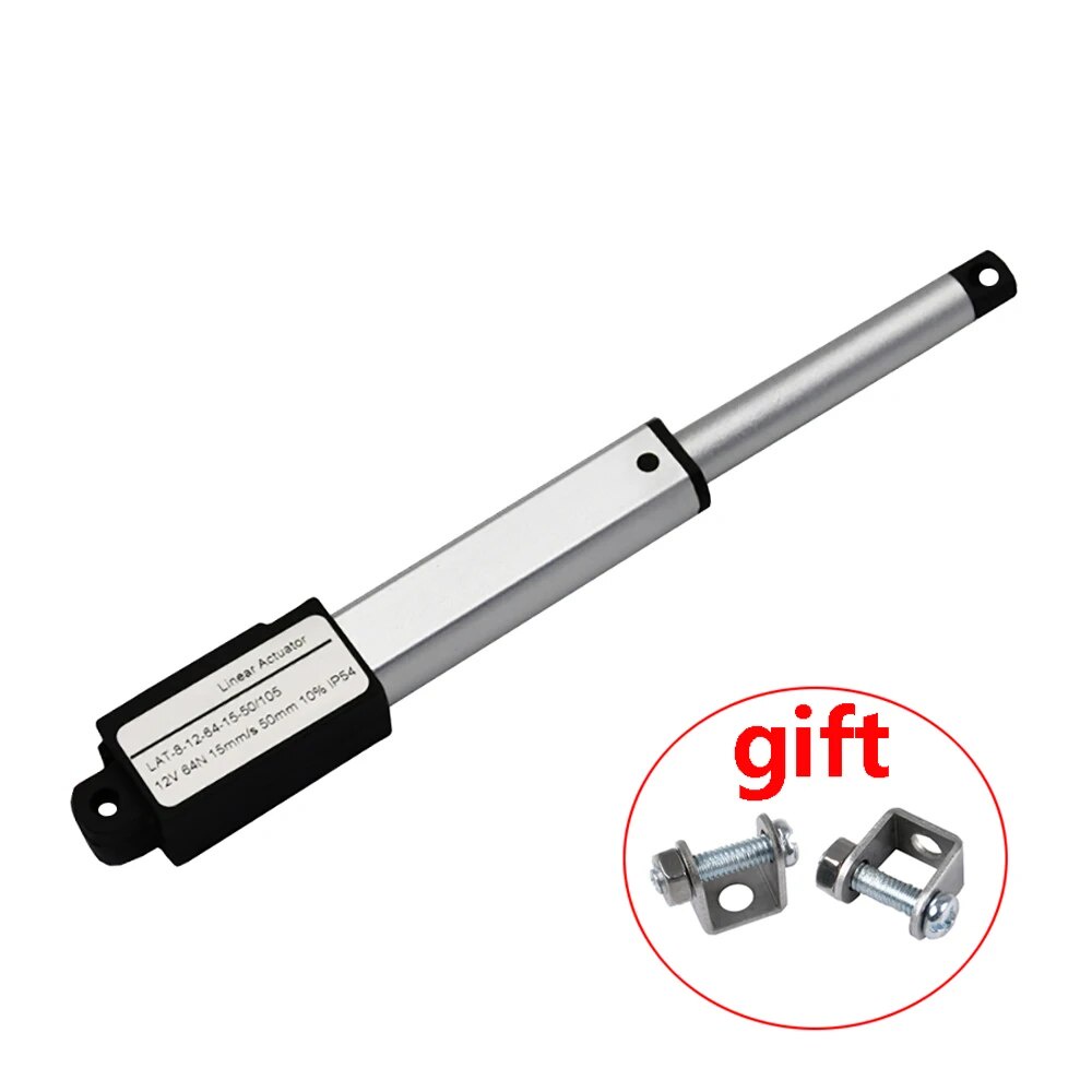 DC 12V Micro Linear Actuators 30mm 50mm Stroke Aluminum Alloy Electric Linear Actuator Electric