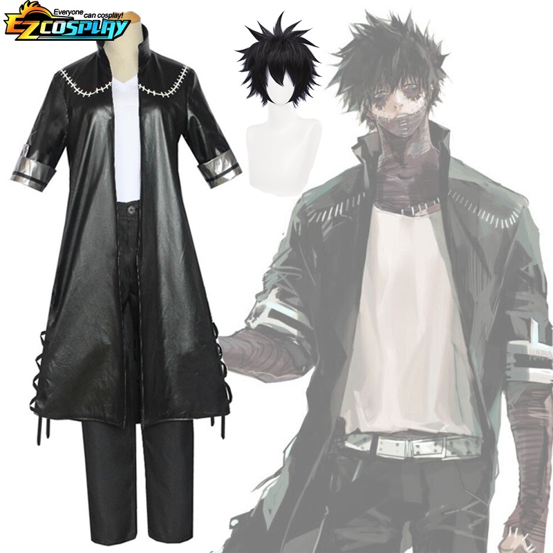 Costumes☈۞My Hero Academia Cosplay Costume Dabi Cosplay Black Coat ...