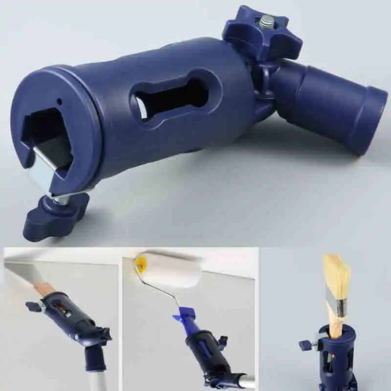 Paint Brush Extender Paint Roller Extension Pole Clamping tool