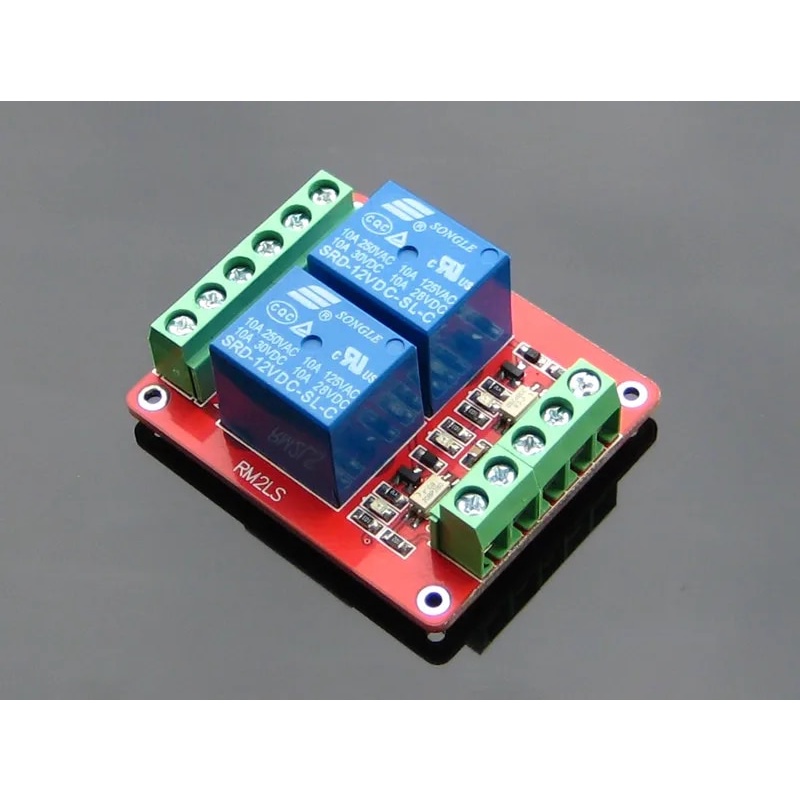 10 pcs RM2LS 2 relay module / bidirectional optocoupler isolation