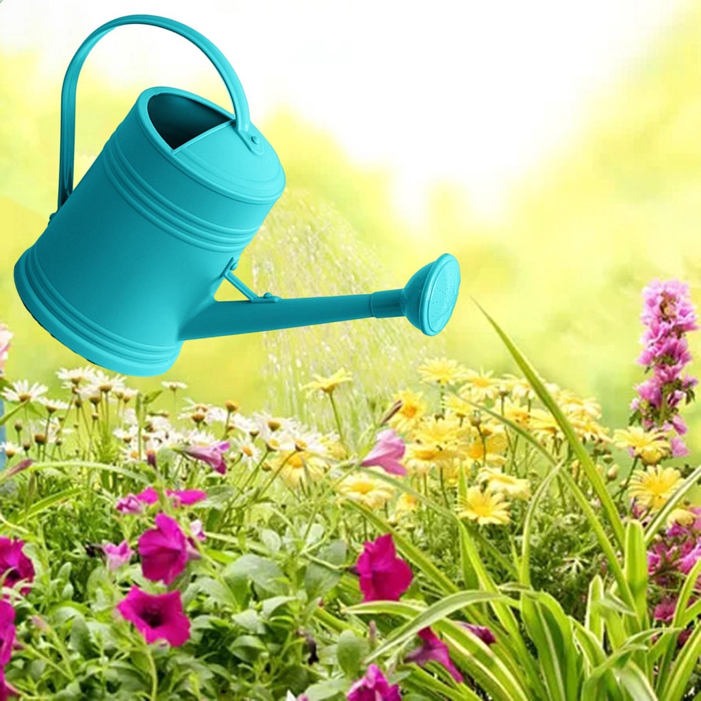 】Long Spout Watering Can 0.5 Gallon Creative for Gardening Houseplants