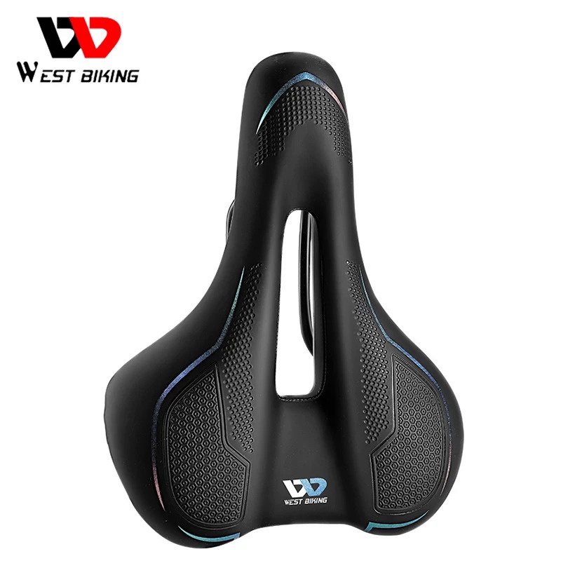 WEST BIKING MTB Comfortable Bike Saddle Shock Absorber Versatile Saddle