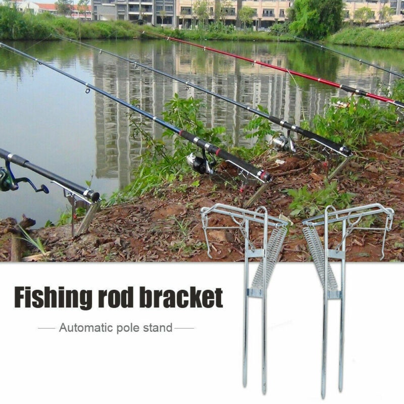 Fishing rod ♘ New Fishing Rods Fishing Pole Storage Rack Stand Holder