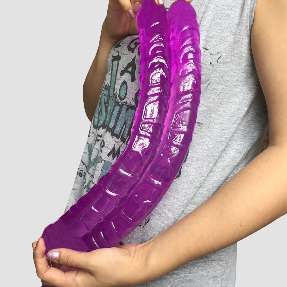 Big Thick Double Dildo 16 5 Inch 42cm L Dual Glan Penis For Women Gay
