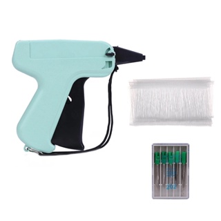 Tagging Gun for Clothing with 5 Needles, 1000 Barb Fasteners and 500 Blank  Clothing Tags, Clothing Tag Machine Kit, Clothes Tag Gun, Micro Stitch  Clothing Gun Set (Green) : : Stationery 