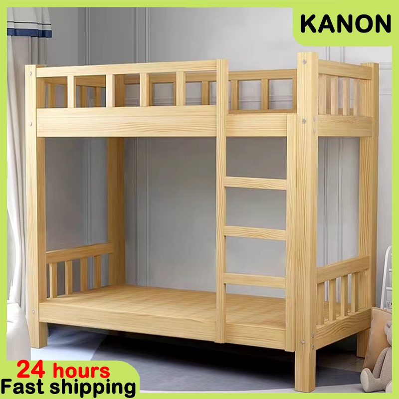 ☼Solid Wooden Bunk Beds Adult Bunk Beds Bunk Wooden Beds Student
