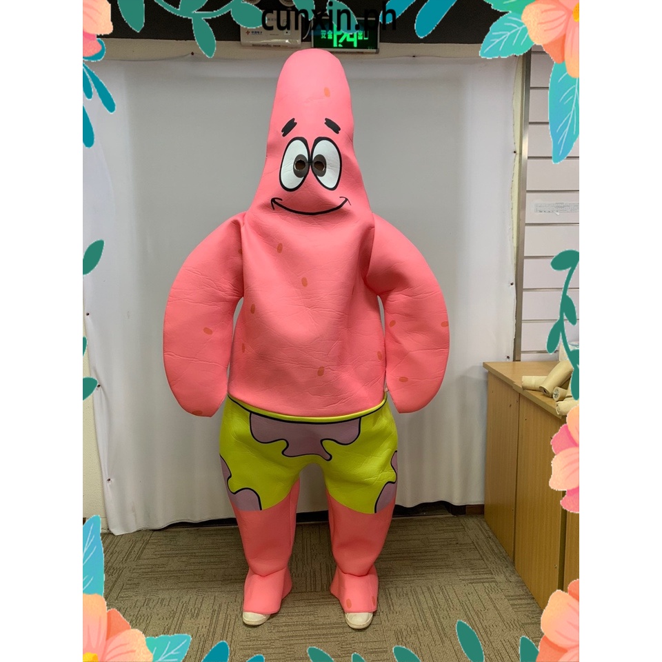 CODMens Funny Patrick Star Costume Classic SpongeBob Friend Cosplay