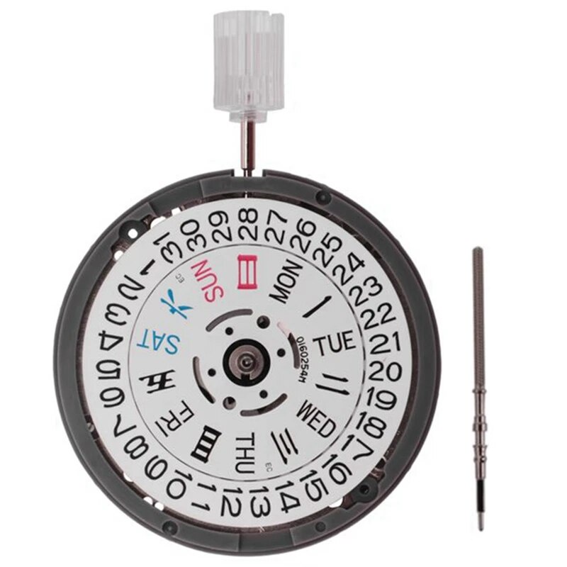 40p NH36 NH36A Movement 3 Digit Dual Calendar Automatic Mechanical ...