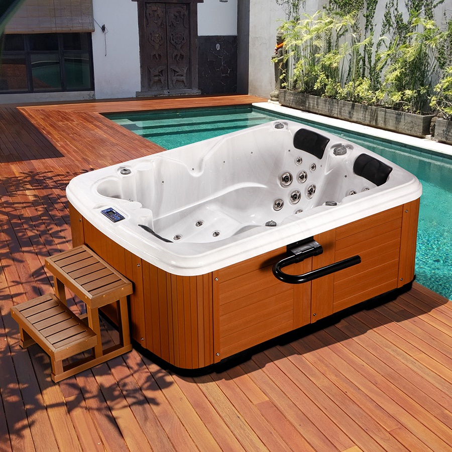 ≈Wholesales plug and play hot tub inflatable spa 2 person hot tub swim