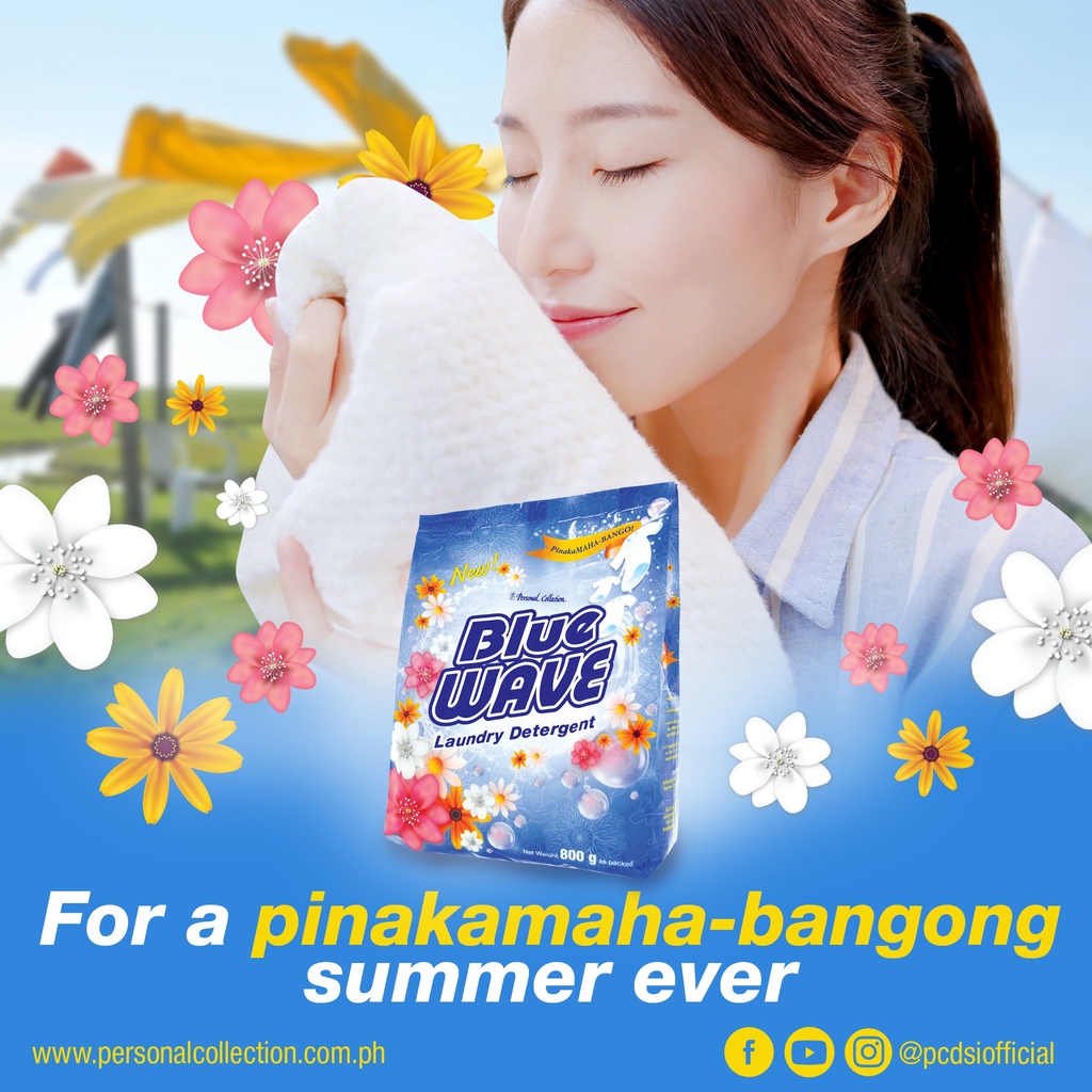 Blue Wave Detergent Powder Orig.800g(Personal Collection) | Shopee ...