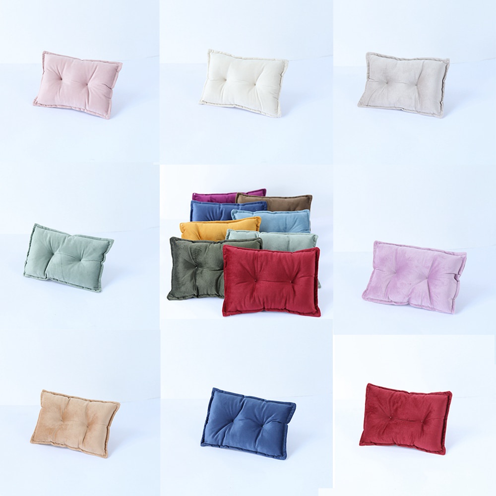 ☺Newborn Photography Posing Velvet Poser Soft Pillow Fabric Cushion for