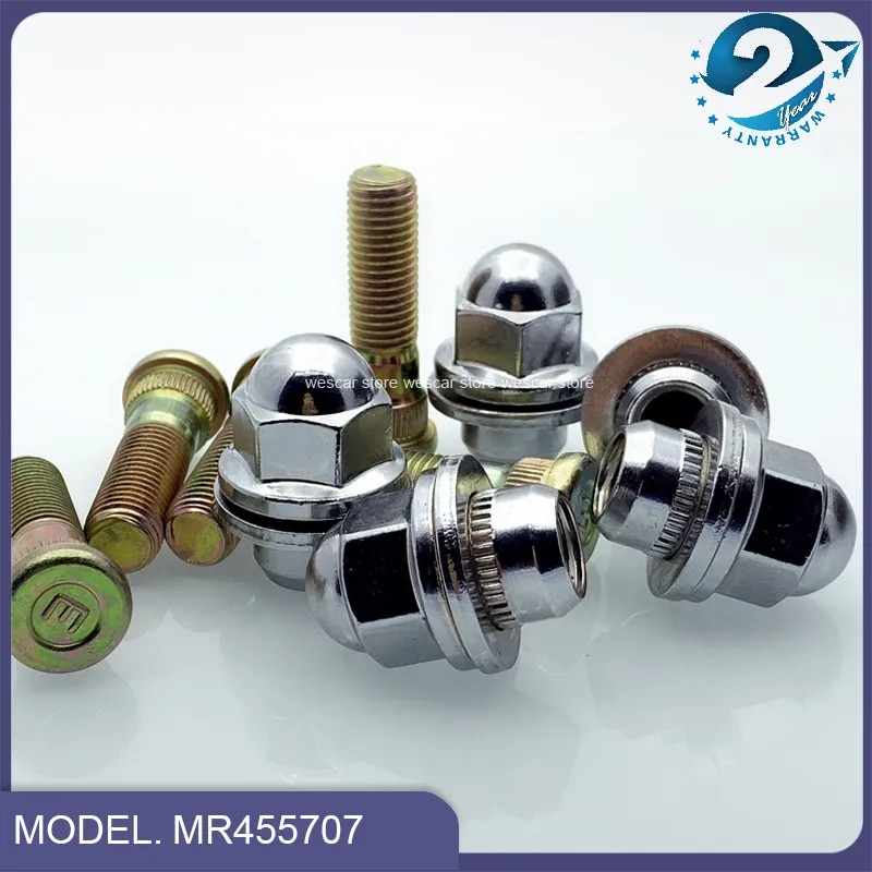 ☚2/4/8/10pcs M12*1.5 Standard Car Wheel Lug Nuts Screw For Mitsubishi