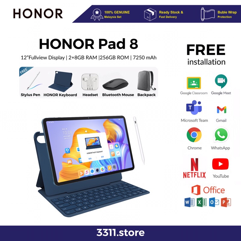 Honor Pad 8 (6GB+128GB) With Official Receipt With Warranty - Authorized  Dealer