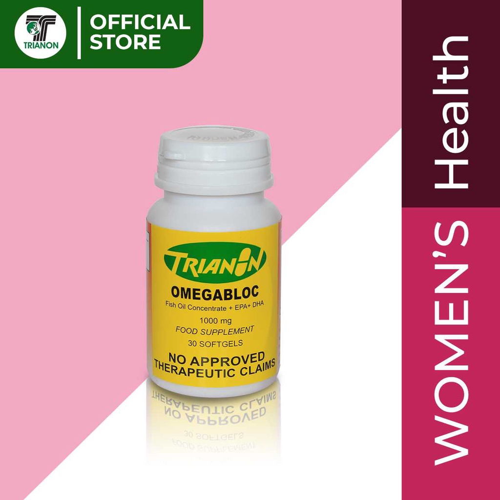 Omegabloc Omega 3 Fish Oil EPA DHA (30 softgel capsules) Shopee