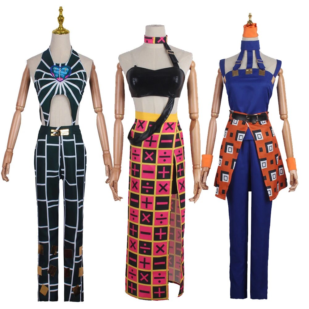 ♥Anime JoJo's Bizarre Adventure Jolyne Cujoh Narancia Ghirga Trish Una ...
