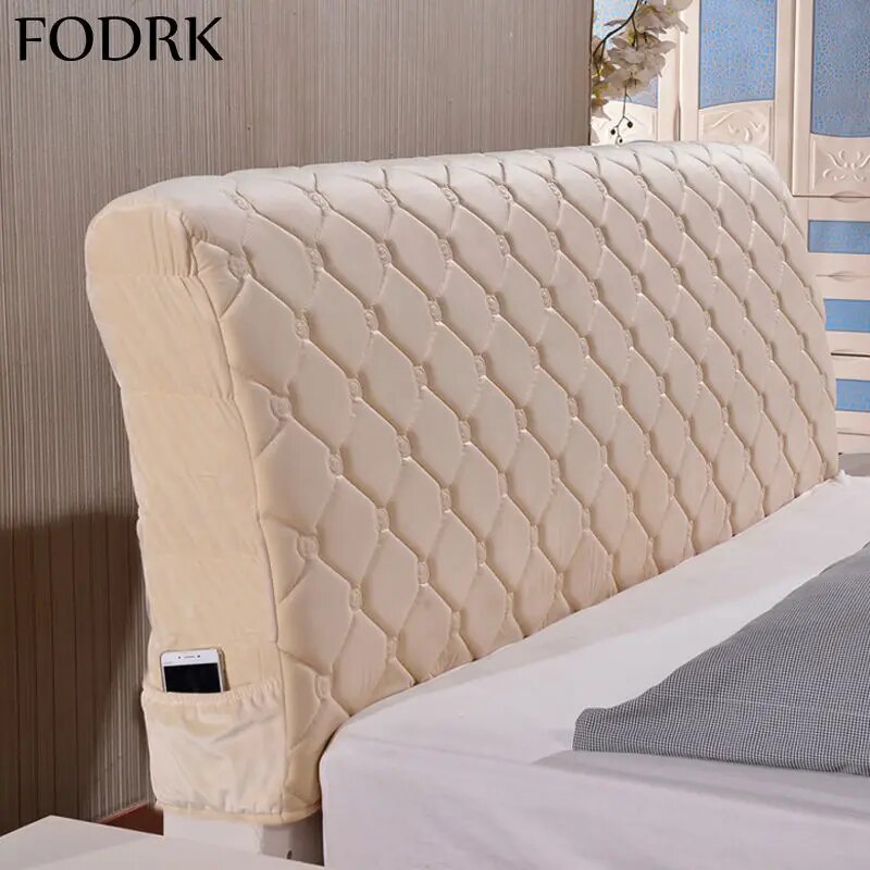 King Bed Head Cover Bedspread Elastic Fitted Sheet Headboard Aesthetic