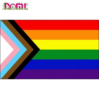 LGBT Rainbow Garden Flag Decal Gay Pride Flags Hanging Flag Car Sticker ...