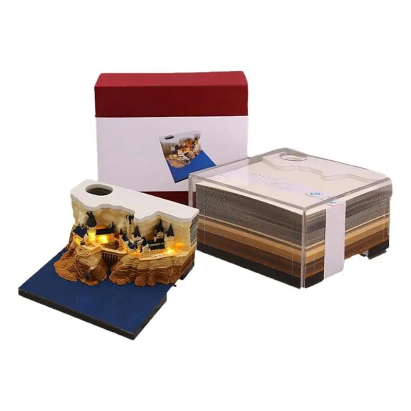 3d-memo-pad-calendar-2024-magical-castle-3d-calender-tear-away-calendar