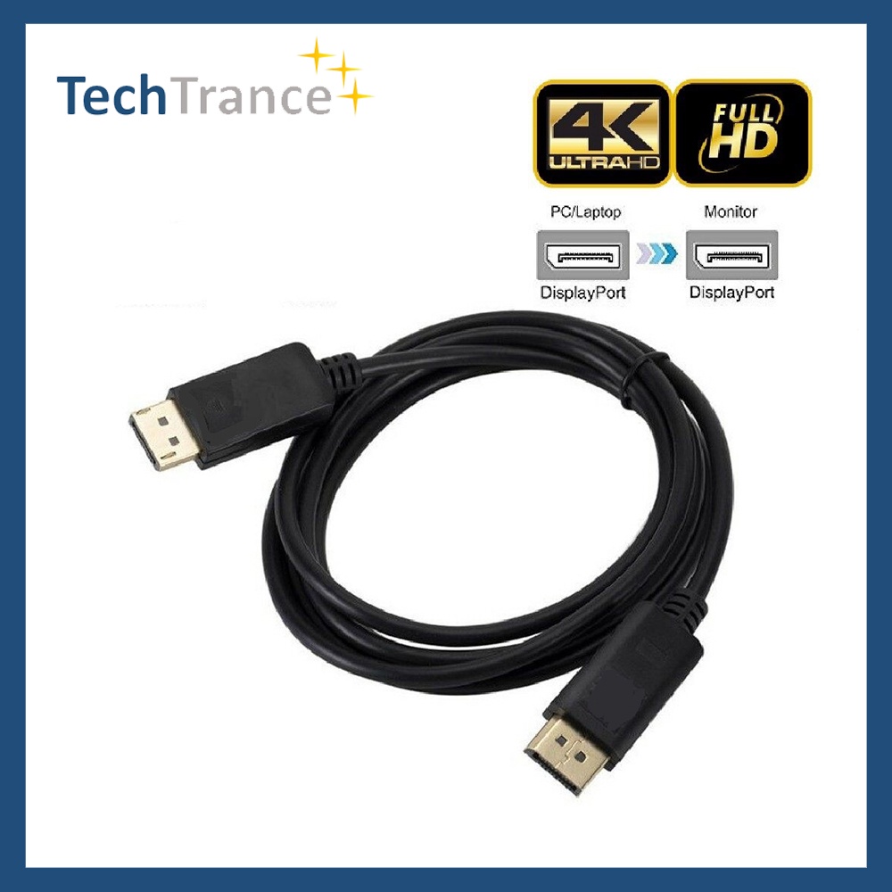 TechTrance Display Port to Display Port DP Extension Cable Wire Cord ...