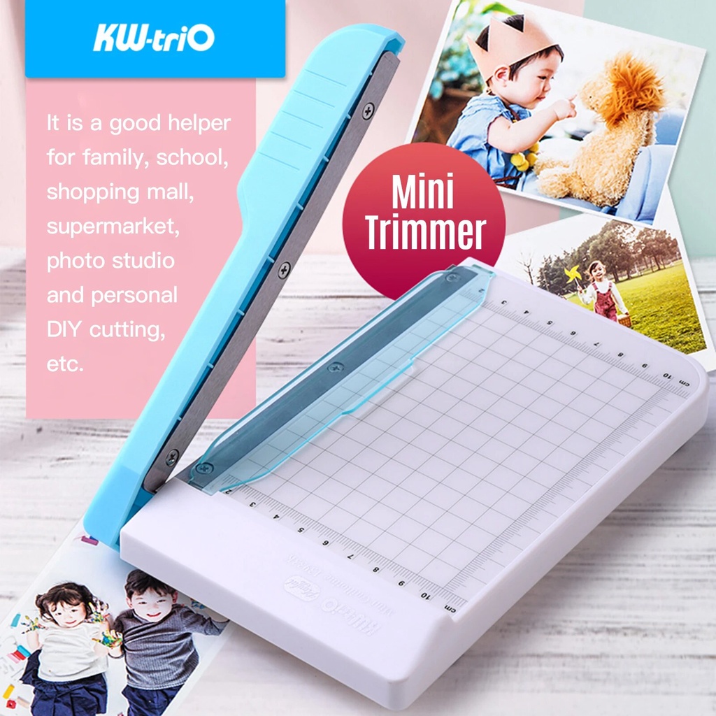 ⚕KWtrio Mini Paper Trimmer 6Inch Guillotine Paper Cutter Photo