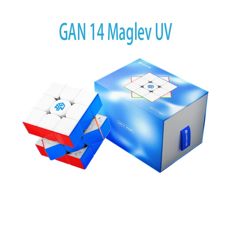 ☁GAN 14 Maglev UV 3x3x3 Magnetic Speed Cube Professional Gan14 Maglev