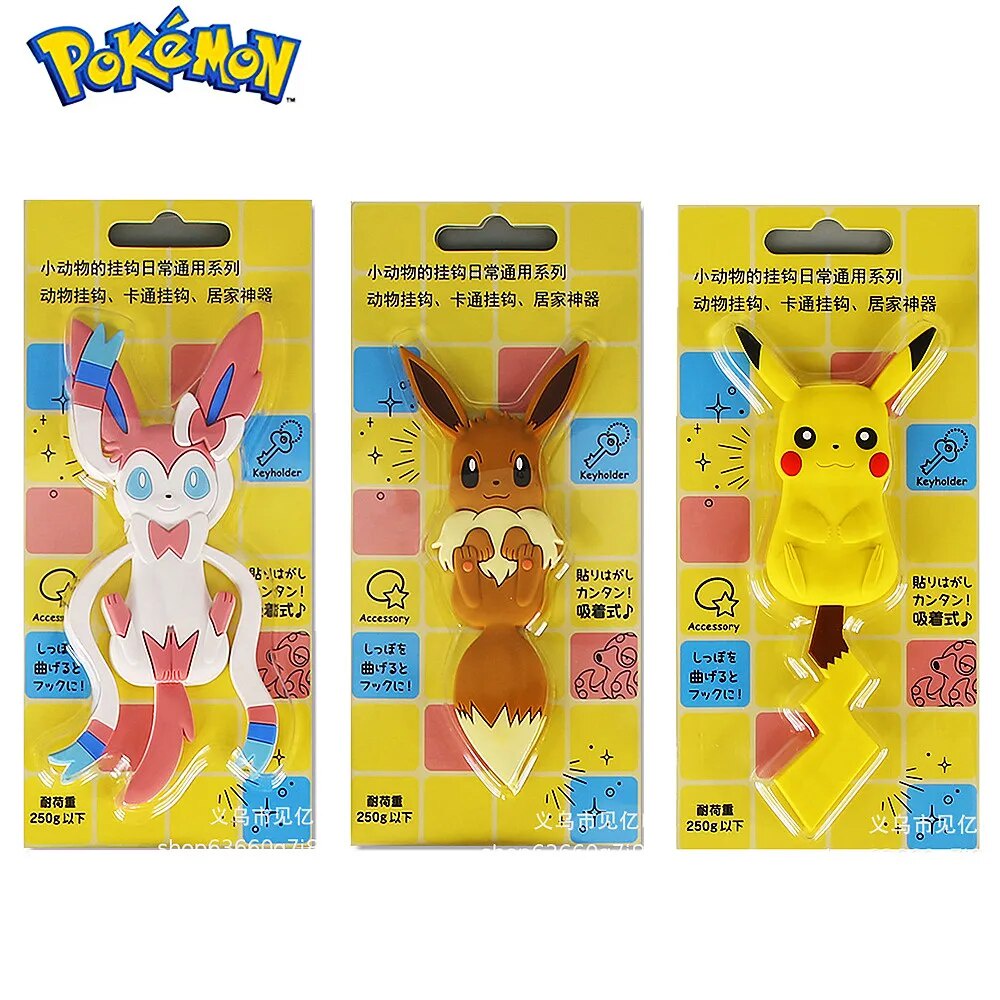 웃New Pokemon Anime Pikachu Eevee Leafeon Sylveon Mew Cartoon Creative ...