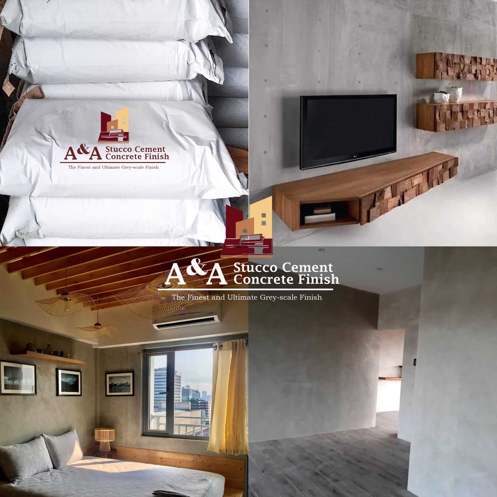Stucco Cement Concrete Finish for Interior and Exterior Finishes by A&A