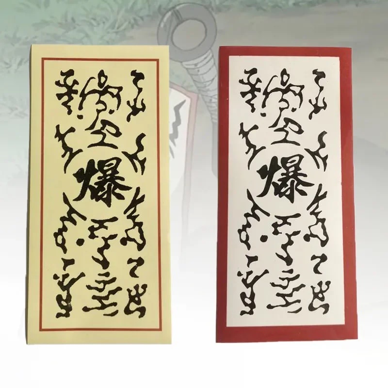 -Naruto Explosive Amulet Stickers Anime Bomb Tags Paper Cosplay Kibaku ...