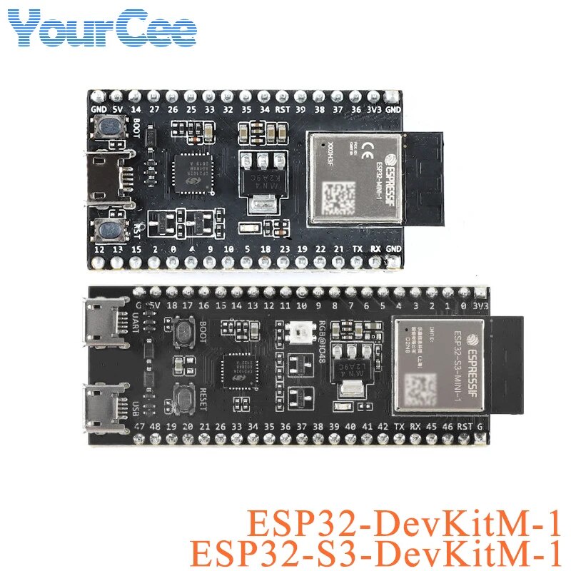 ☚ESP32-DevKitM ESP32-S3-DevKitM-1 Development Board ESP32 ESP32-S3-MINI ...