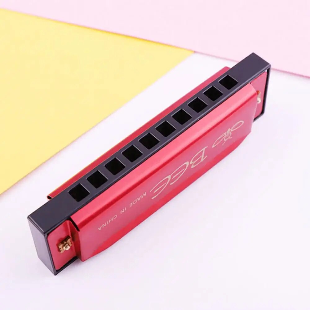 ♟Harmonica Musical 10 Holes 20 Tones Key C Mouth Organ Instrument Toy