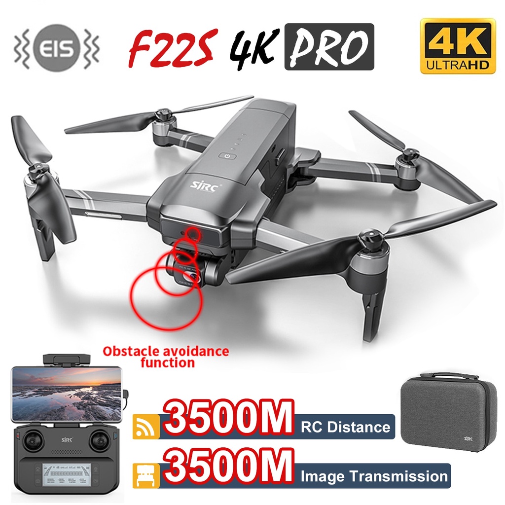 】SJRC F22 / F22S 4K Pro Drone With Camera Obstacle Avoidance 3.5KM 2 ...