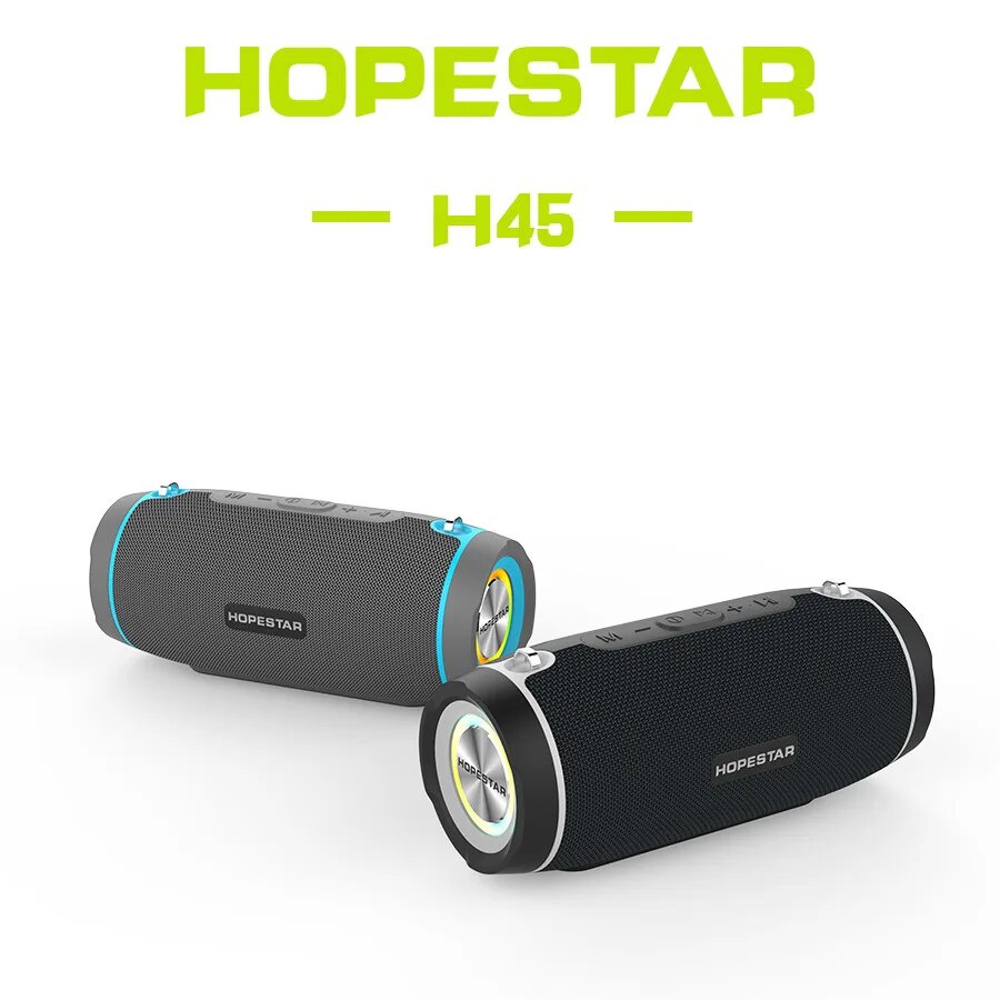 68H Seven Lights Colorful HOPESTAR H45 New Waist Drum Bluetooth Speaker ...