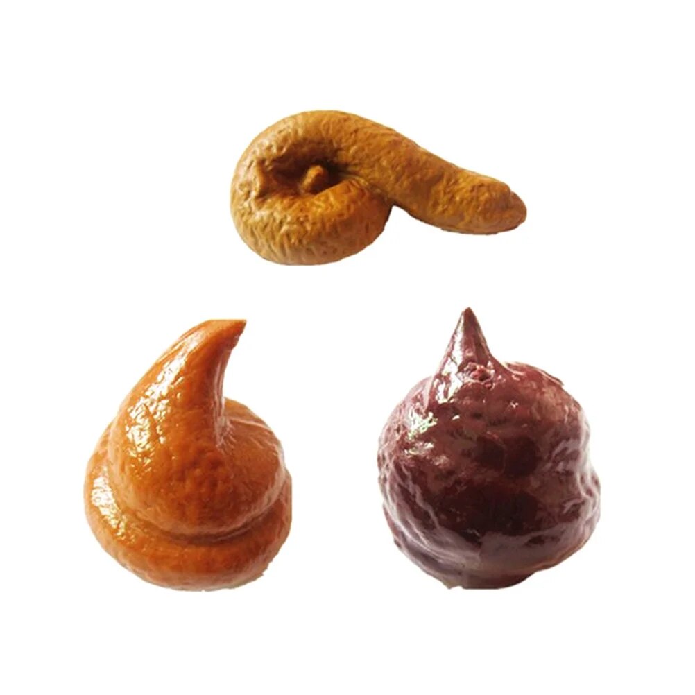 01J Toys Fake Poop Halloween Pranks Realistic Spoofed Trick Evil Prank