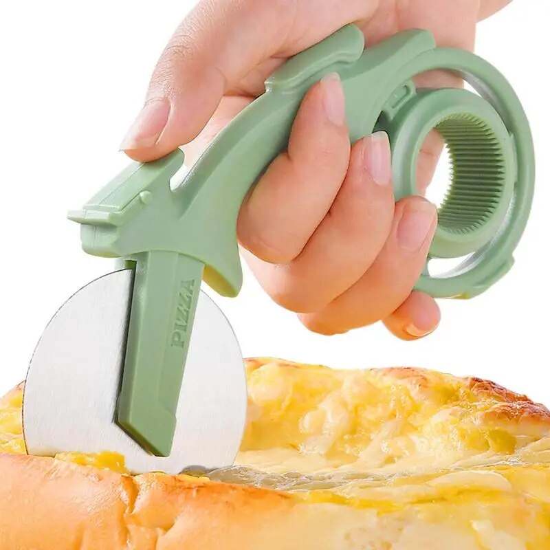 Pizza Cutter Wheel Stainless Steel Rocker Cutter No Effort Pizza Slicer ...