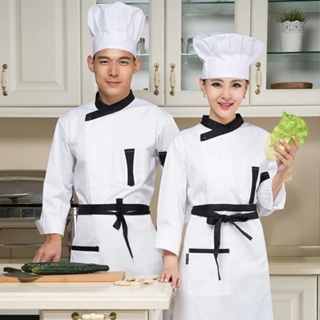 Unisex Chef Uniform Hotel Kitchen Work Clothes Short Sleeved Chef  Restaurant Uniform Cooking Shirt Jacket+Hat+Apron