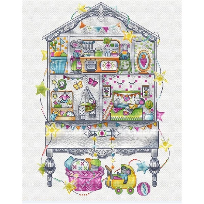 16y 6808 Cross Stitch Set Crafts For Adults Promotions And Offers Stich