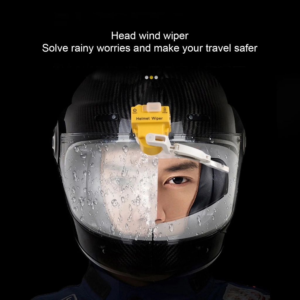31C 1 Set Universal Motorcycle Helmet Electric Wiper Motor Helmet
