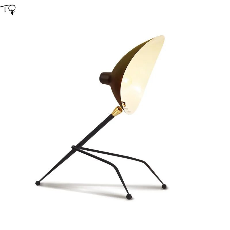 72o Industrial Retro DaWn Spider Serge Mouille Table Lamps Led Iron Art