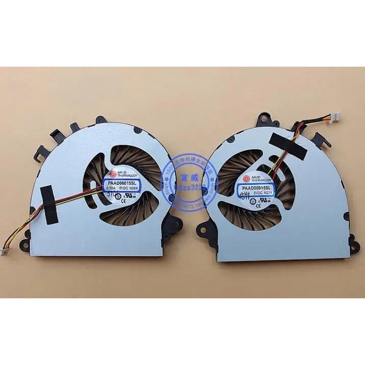 36D New CPU GPU Cooling Fan For MSI GS70 GS72 MS 1771 MS 1773 UX7 7G