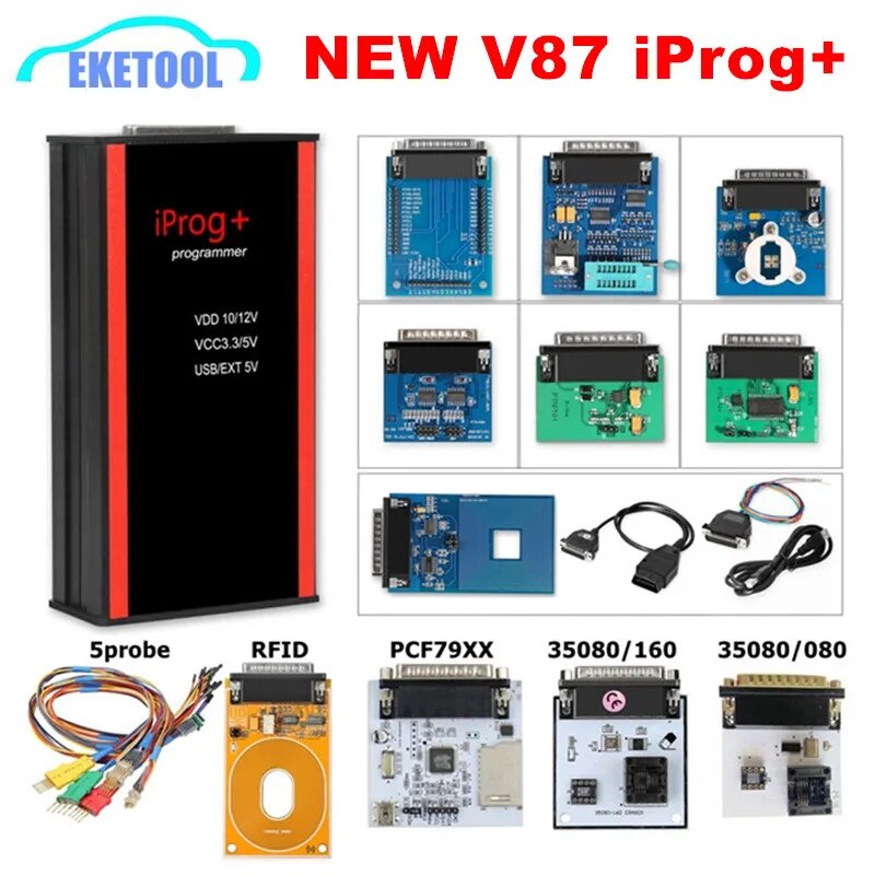 20j NEWEST V87 Iprog+ PRO Full ECU Programmer iProg+ PLUS V777 Eeprom
