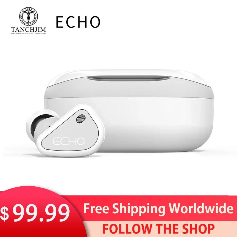 55S TANCHJIM ECHO TWS Earphones QCC3040 Bluetooth 5.2 APTX/APTX ...