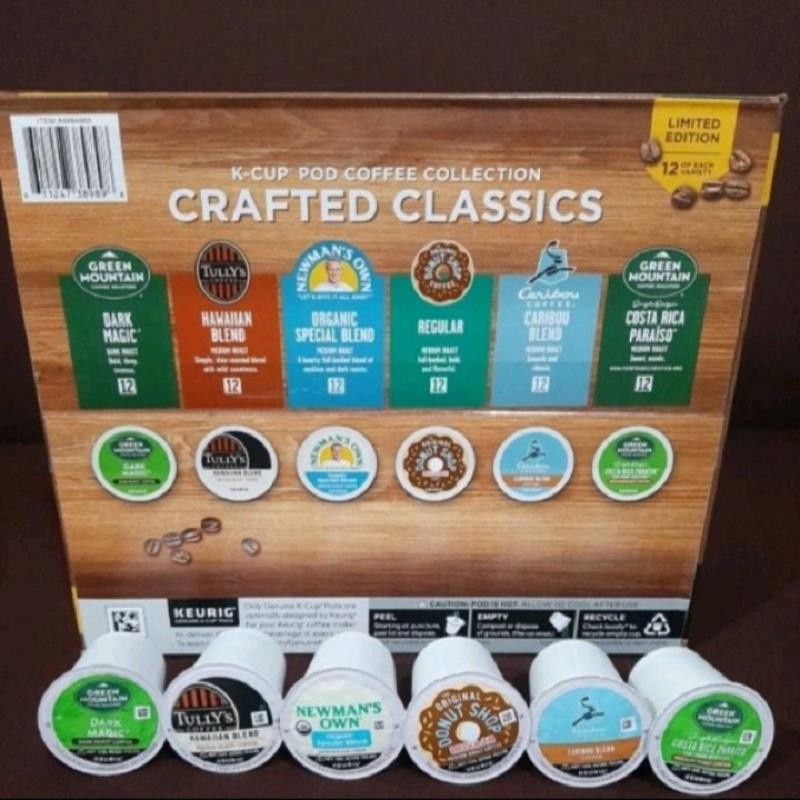 Keurig Crafted Classics Coffee Collection 6 KCups EXPIRY May 2024