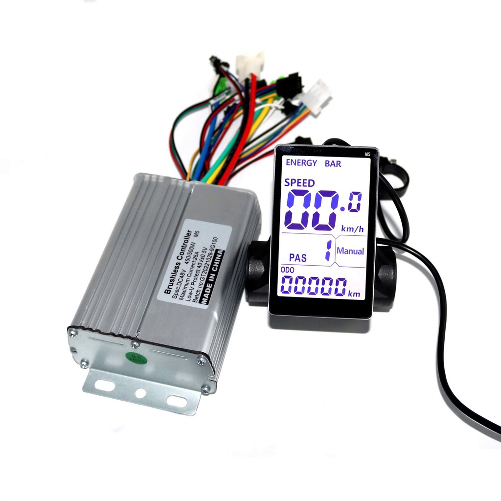 GREENTIME Nine Mosfet 36V 48V 52V 60V 500W 25A BLDC E Bike Scooter