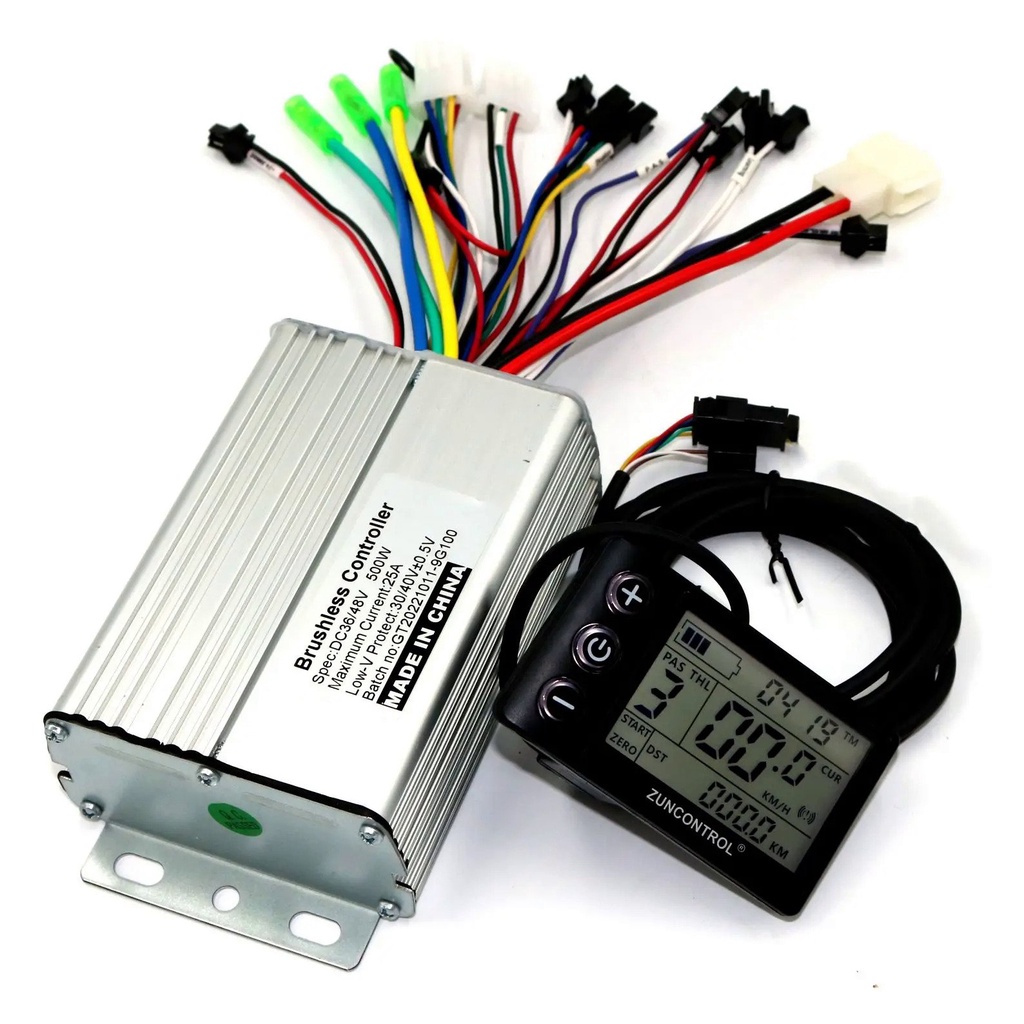 Greentime 9 Mosfet 36v48v52v 500w 25a Bldc Electric Scooter Controller E Bike Brushless Speed 0590