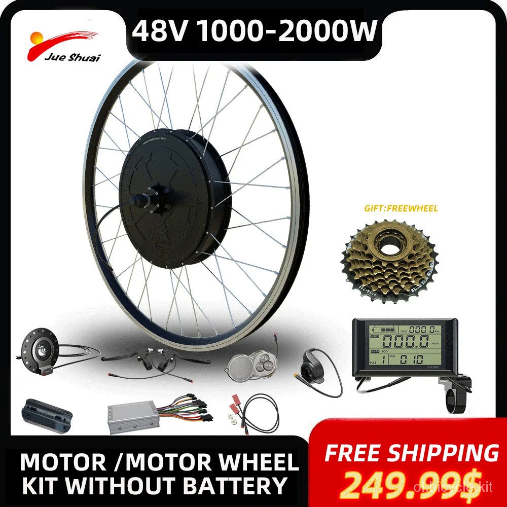 E Bike Conversion Kit Electric Bike Motor Wheel Kit 36V 48V 20-29 inch 700C