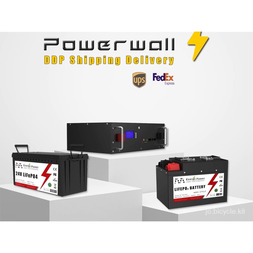 New 12V 24V 48V 100Ah 200Ah 300Ah LiFePo4 Battery Pack Lithium Iron ...