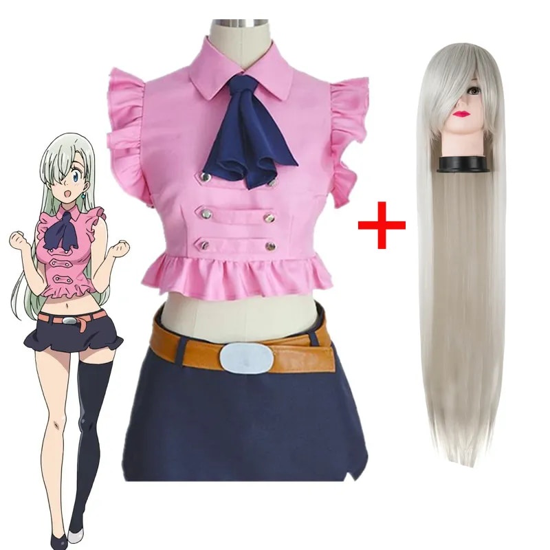 Anime Adult Girl Cosplay Costume The Seven Deadly Sins Elizabeth Liones 