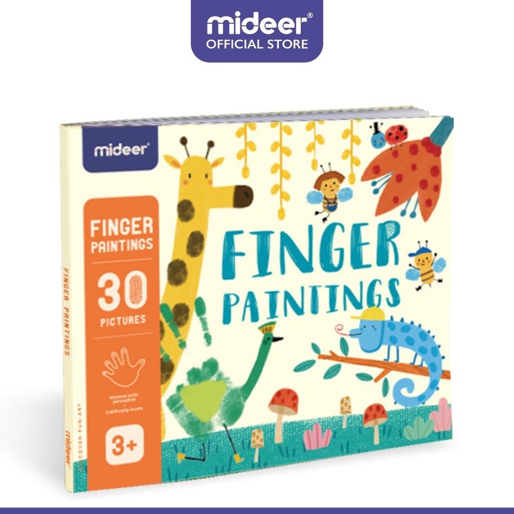 2024 Book Finger Art Paint Mideer | Shopee Philippines