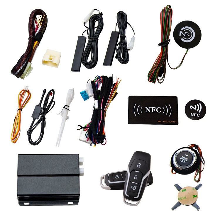 Smart NFC door lock locking keyless entry system kit 12 v auto car